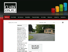 Tablet Screenshot of clarkcpapc.com